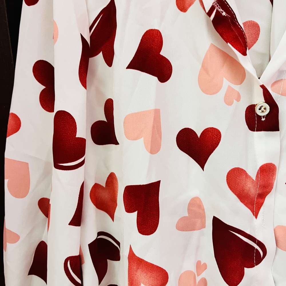 Pankh clothing heart print top ! - Picture 4 of 7